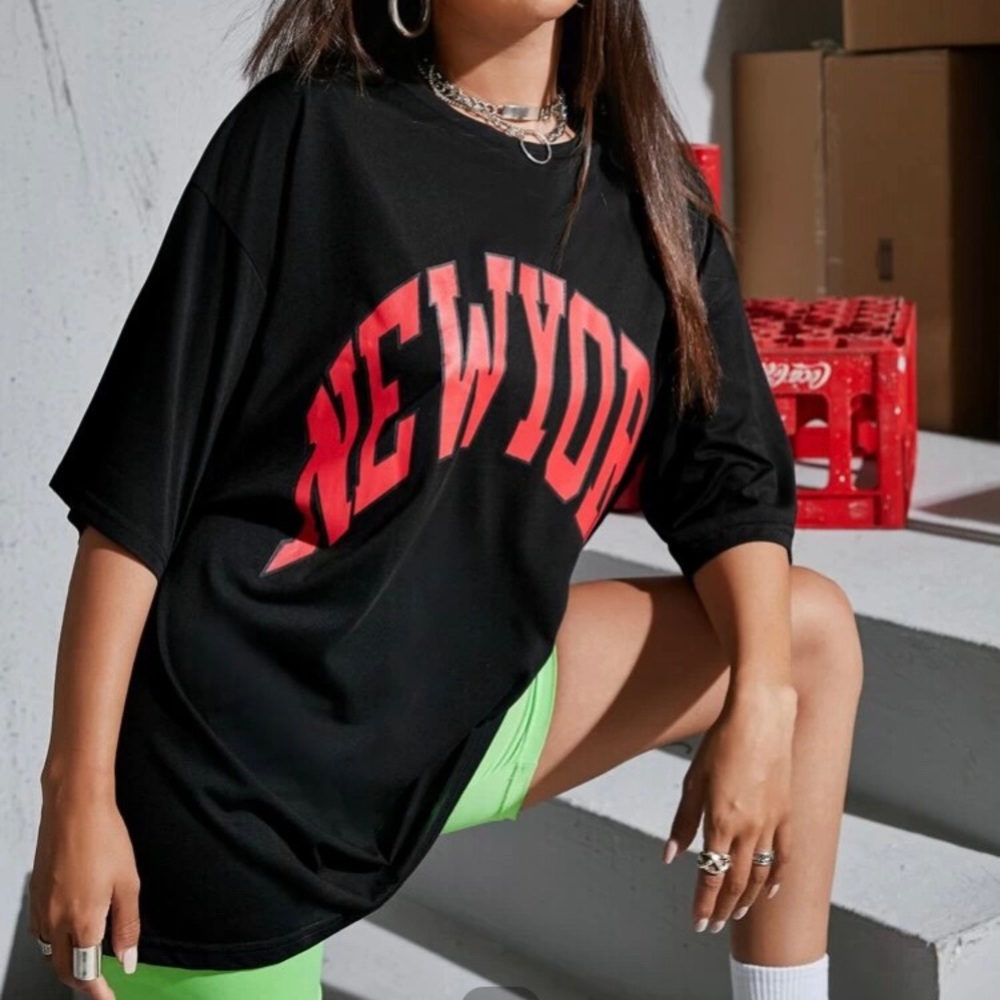 New York oversized tee